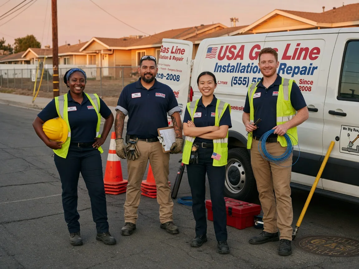 Gas Line Installation company in Tie Siding, WY